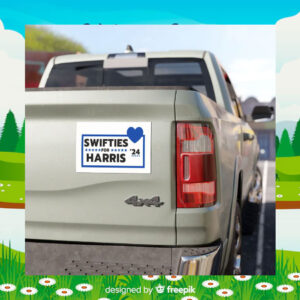Swifties For Harris 24 Car Magnet
