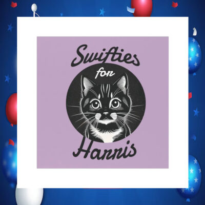 Swifties For Harris Car Magnet