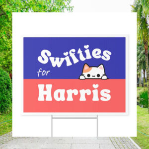 Swifties For Harris Democratic Yard Sign