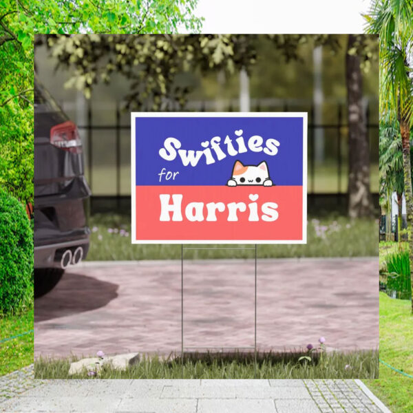 Swifties For Harris Democratic Yard Sign