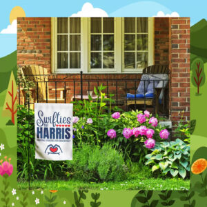 Swifties For Harris Fighting Dragons For Democracy Garden Flag