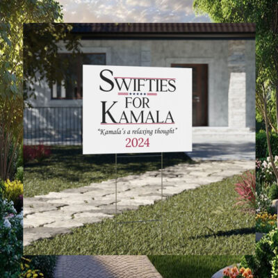 Swifties For Kamala 2024 Yard Sign