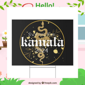 Swifties For Kamala 2024 Yard Signs
