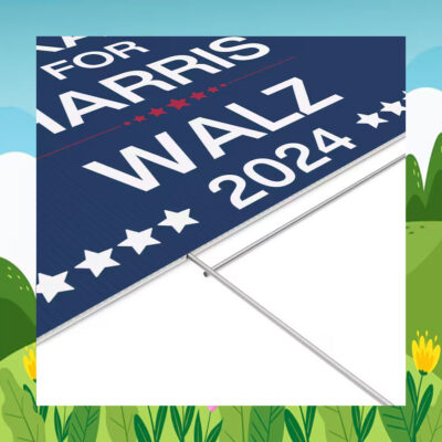Texans for Harris Walz 2024 Yard Sign