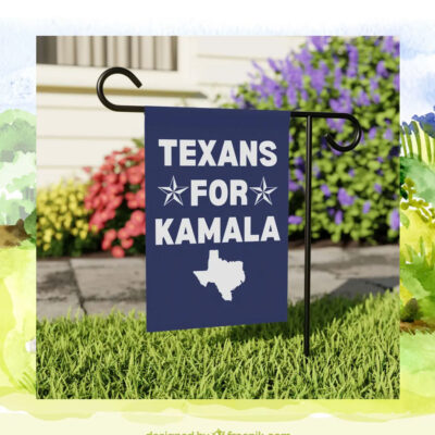 Texans for Kamala Garden Flag
