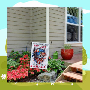 The Childless Cat Lady Is Voting Kamala Flags
