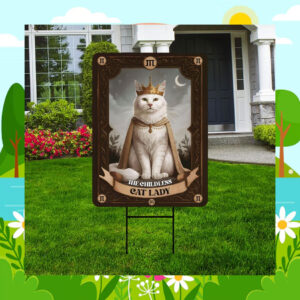 The Childless Cat Lady Kamala Harris Halloween Yard Sign
