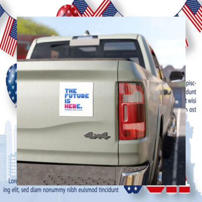 The Future is Here Harris & Walz 2024 Car Magnet