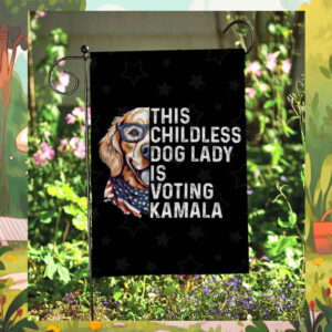 This Childless Dog Lady Is Voting Kamala Flag