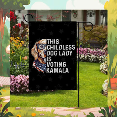 This Childless Dog Lady Is Voting Kamala Flag