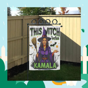 This Witch Votes Kamala 2024 Halloween Flag