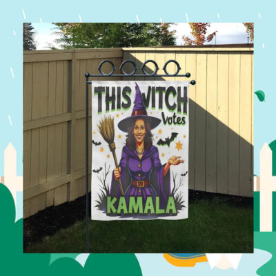 This Witch Votes Kamala 2024 Halloween Flag