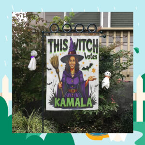 This Witch Votes Kamala 2024 Halloween Flag