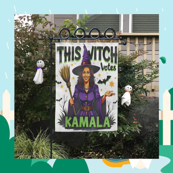 This Witch Votes Kamala 2024 Halloween Flag