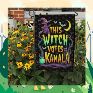 This Witch Votes Kamala Halloween Flag