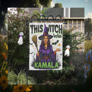 This Witch Votes Kamala Halloween Flags