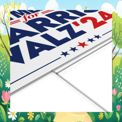Union Member for Harris Walz 2024 Yard Sign