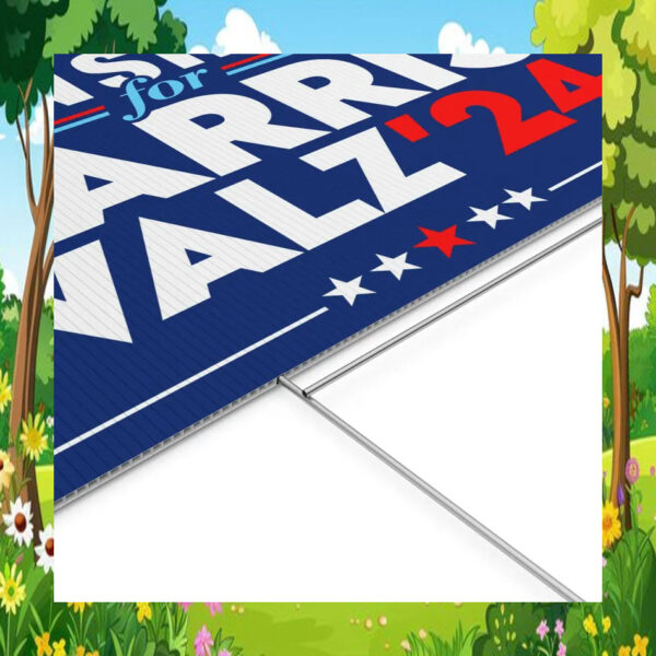Union Strong For Harris Walz 2024 Yard Sign