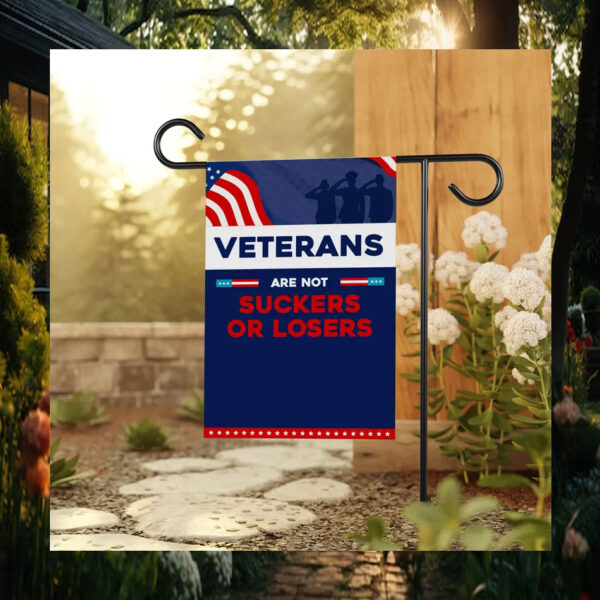 Veterans Are Not Suckers Or Losers Kamala Harris Flag