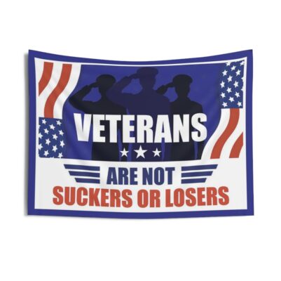 Veterans Biden Harris 2024 Indoor Wall Tapestry