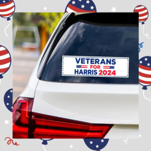 Veterans For Harris 2024 Sticker Vinyl Decal