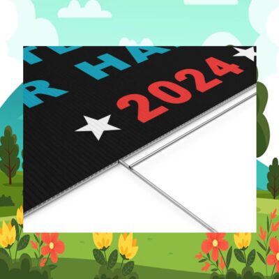 Veterans For Harris 2024 Yard Sign