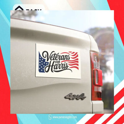 Veterans For Harris 24 Car Magnets