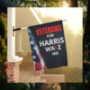 Veterans For Harris Walz 2024 Garden Flags