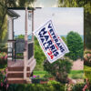 Veterans For Harris Walz 24 House Flag