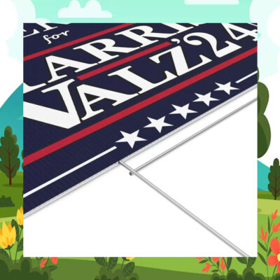 Veterans For Harris Walz 24 Yard Signs