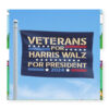 Veterans For Harris Walz For President 2024 House Flag