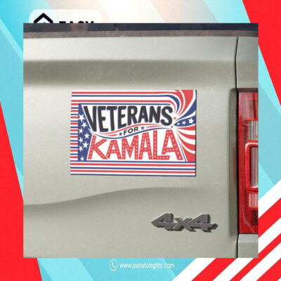 Veterans For Kamala Car Magnets
