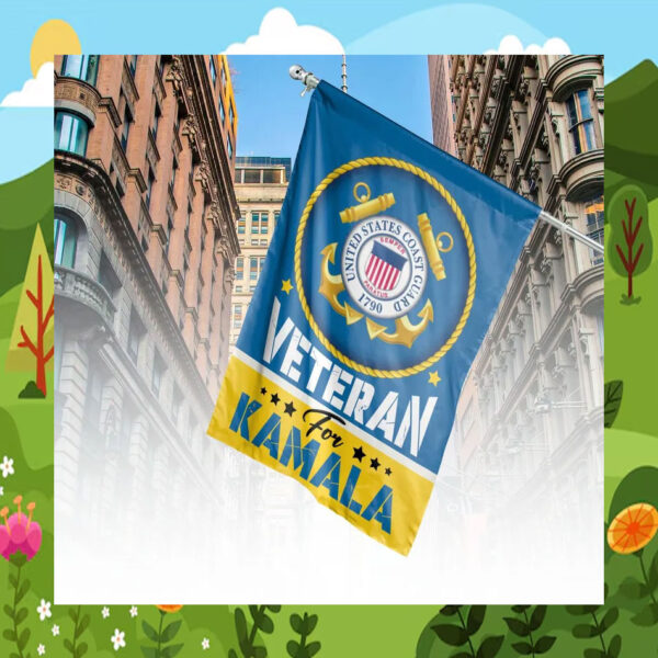 Veterans For Kamala Flags