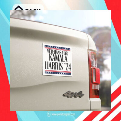 Veterans For Kamala Harris 24 Car Magnet