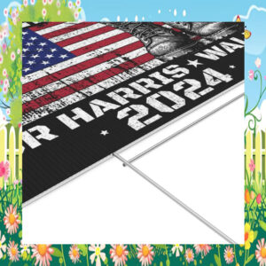 Veterans For Kamala Harris Walz 2024 Yard Signs