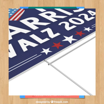 Vote Harris Walz 2024 Democratic Yard Sign