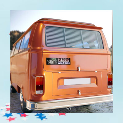 Vote Harris Walz Car Magnet