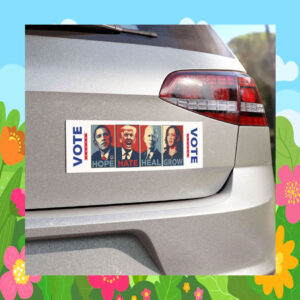 Vote Hope Heal Grow Car Magnet