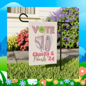 Vote Kamala Harris Chuck & Pearls 24 Flag
