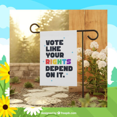 Vote Like Your Rights Depend on It Kamala Harris Flag