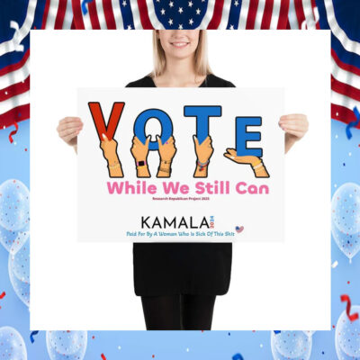 Vote White We Still Can Kamala 2024 Poster