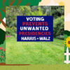 Voting Prevents Unwanted Presidencies Harris Walz 24 Yard Sign