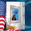 When We Fight, We Win Kamala Harris Art Poster