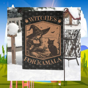 Witches For Cat Kamala Harris Halloween Flag