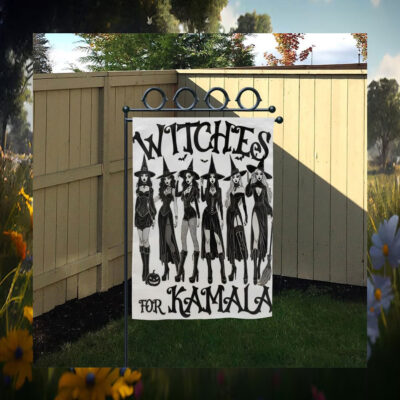 Witches For Kamala Halloween Spooky Flag