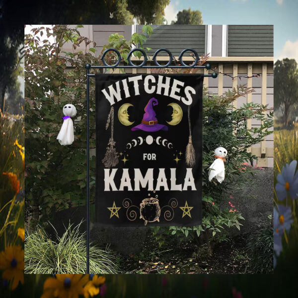 Witches For Kamala Halloween Spooky Flags