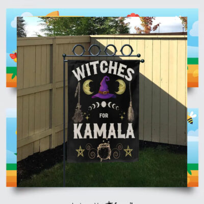 Witches For Kamala Harris Halloween Flag