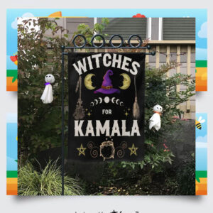 Witches For Kamala Harris Halloween Flag