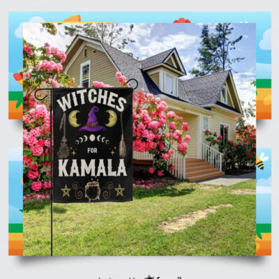 Witches For Kamala Harris Halloween Flag