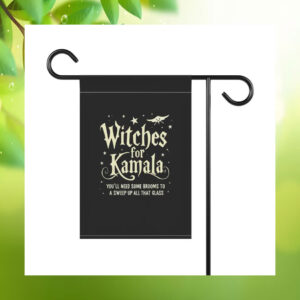 Witches For Kamala You'll Need Some Brooms To A Sweep Up All That Glass Flag